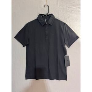 Fabletics the dash polo shirt black size XS